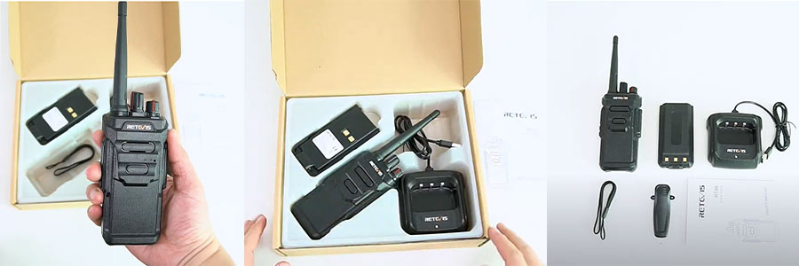 Retevis RT48 License Free IP67 Waterproof Rugged Two Way Radio
