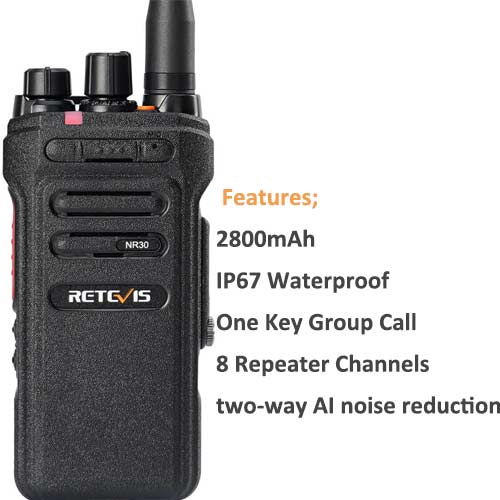 nr30 gmrs radio features