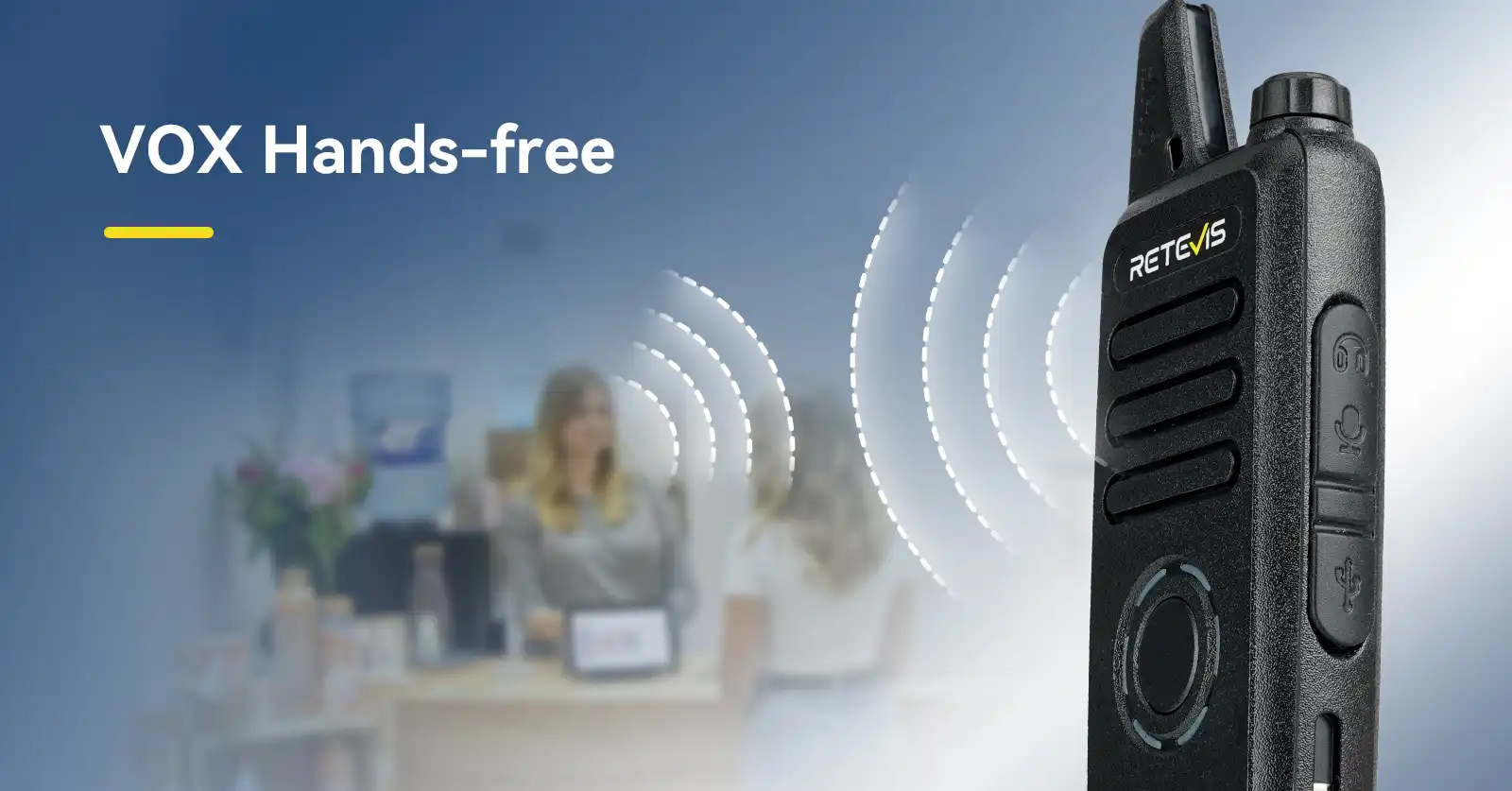 Retevis RT22S Walkie Talkie with VOX Function