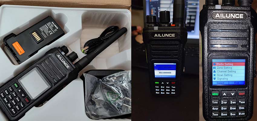 HA1G IP67 Waterproof 220 Customizable Channels GMRS Radio