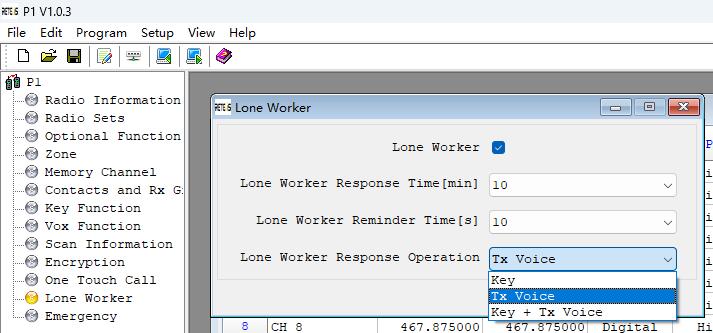 P1 lone worker function