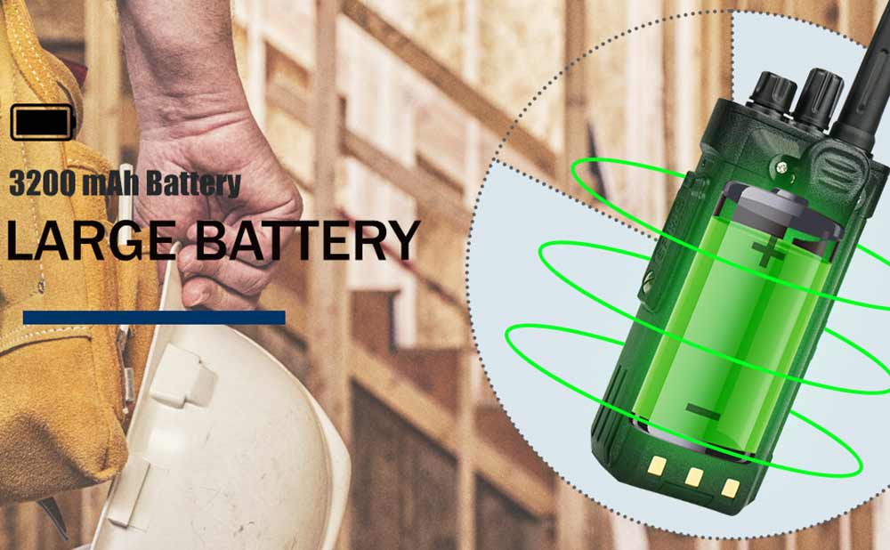3200mAh large capacity battery