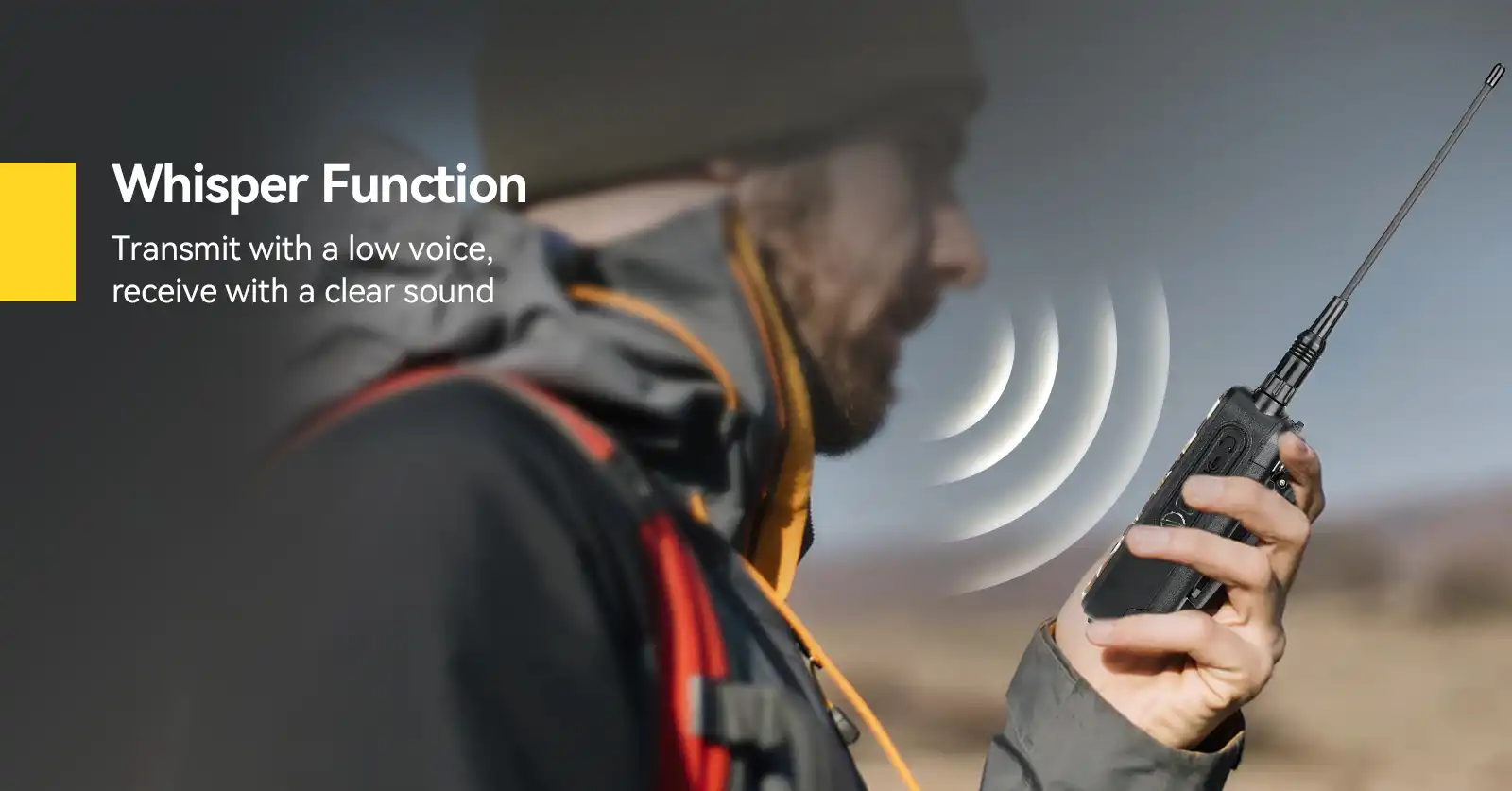 Retevis EZTalk2 Hunting Walkie Talkie with Whisper mode