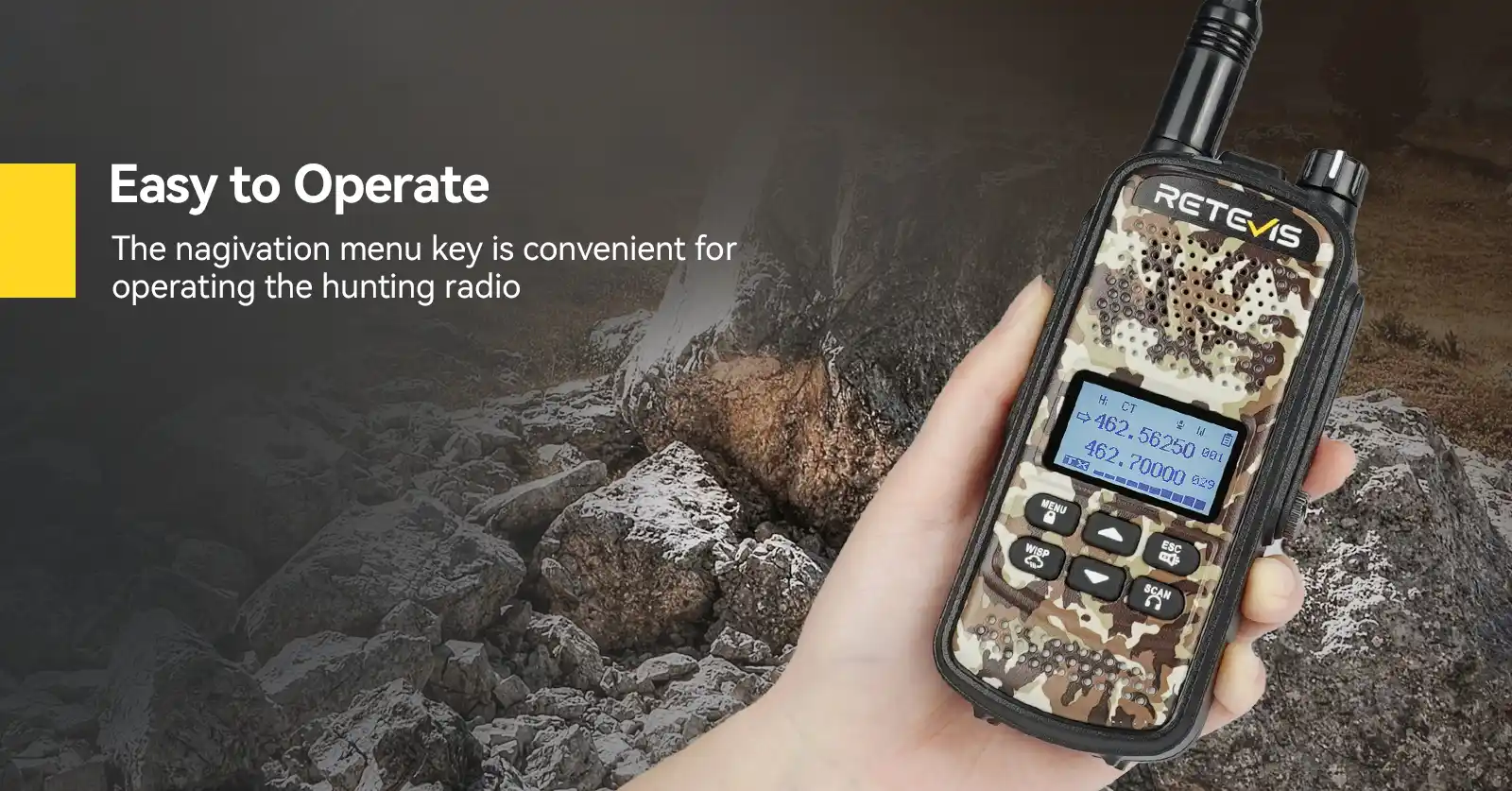 Retevis EZTalk2 Easy to use walkie talkie