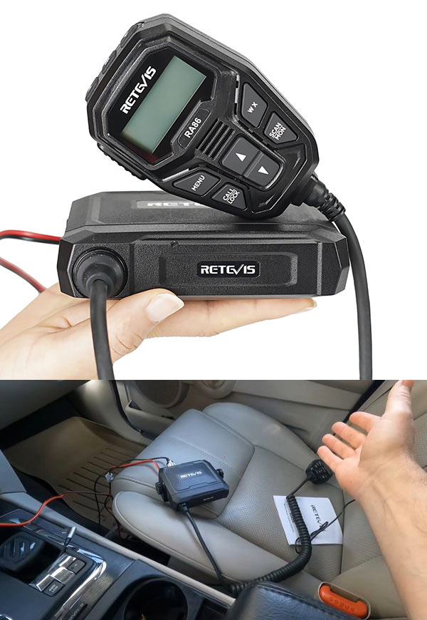RA86 20w GMRS Mobile Two Way Radio