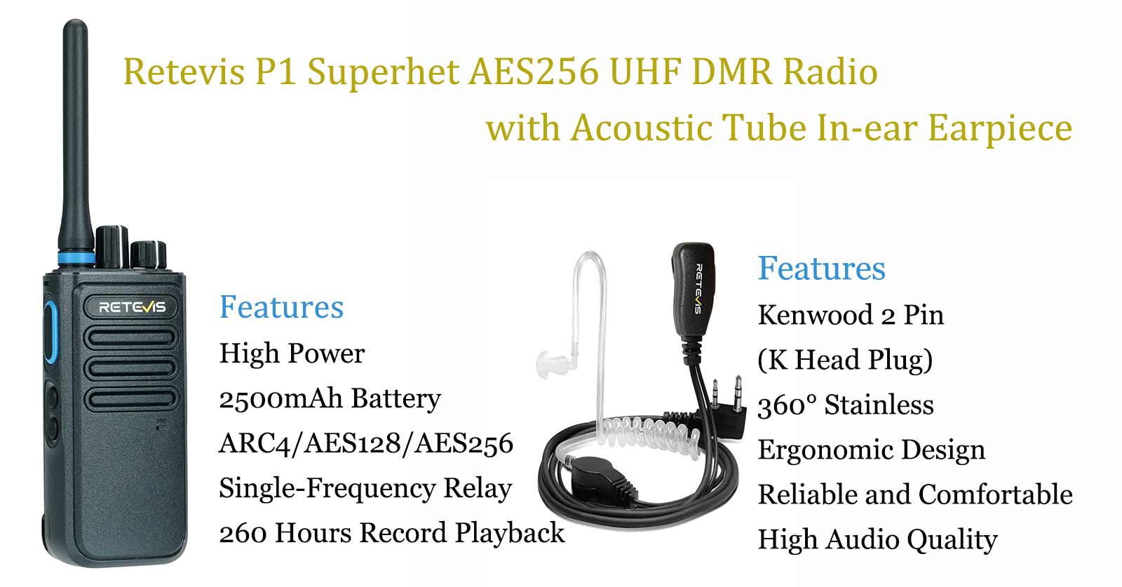 P1high power dmr radio