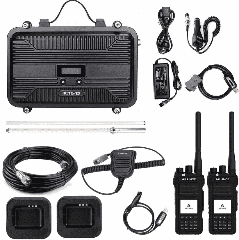 repeaters with HA1G handheld radio