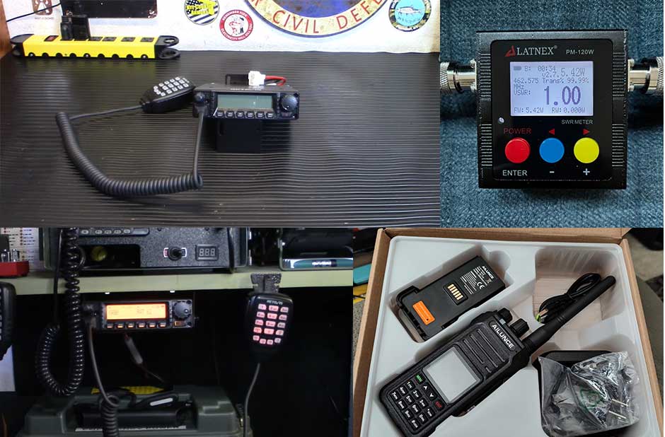 RA87 40W Mobile Radio With HA1G Rugged and Waterproof Radio-Long Distance GMRS Bundle