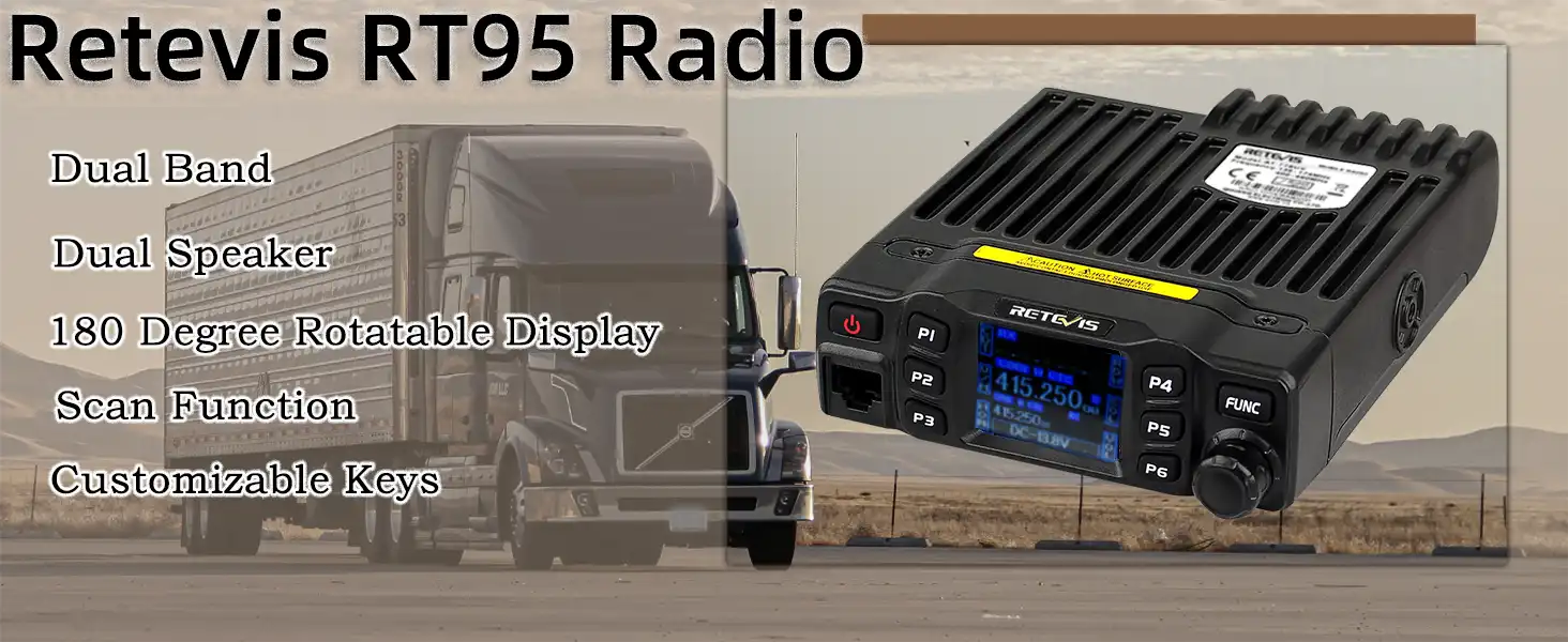 RT95 Dual Band HAM Mobile Radio