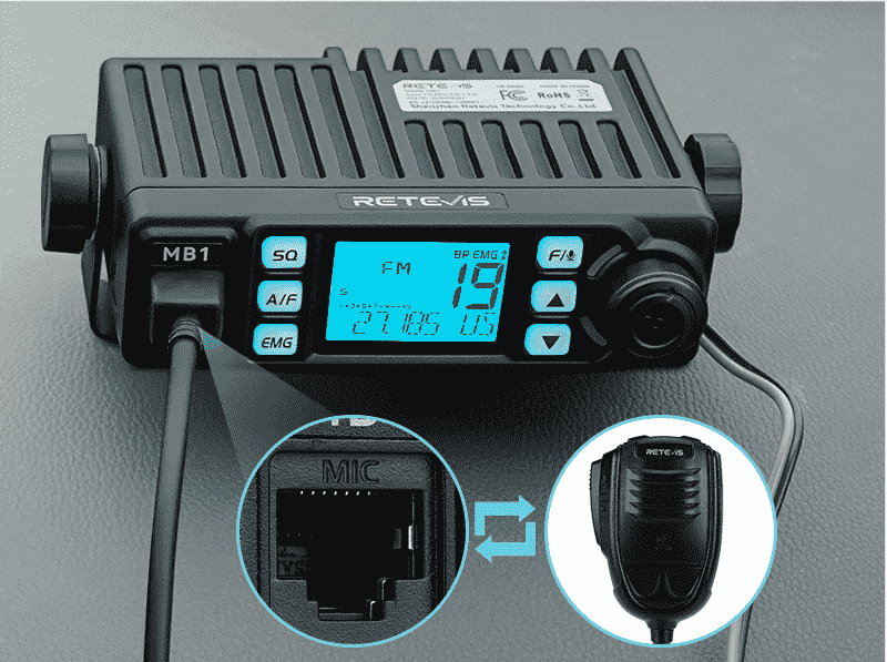 Retevis MB1 mobile CB radio