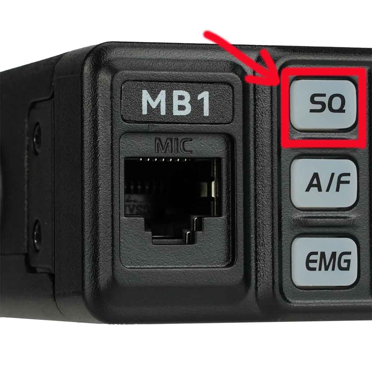 MB1 Black MINI Dual-Mode CB Mobile Radio With Antenna