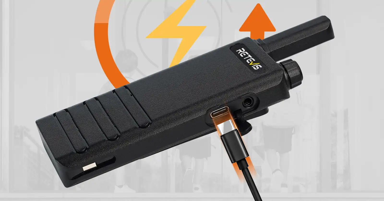 Retevis B3H Walkie Talkie Type-C Charging