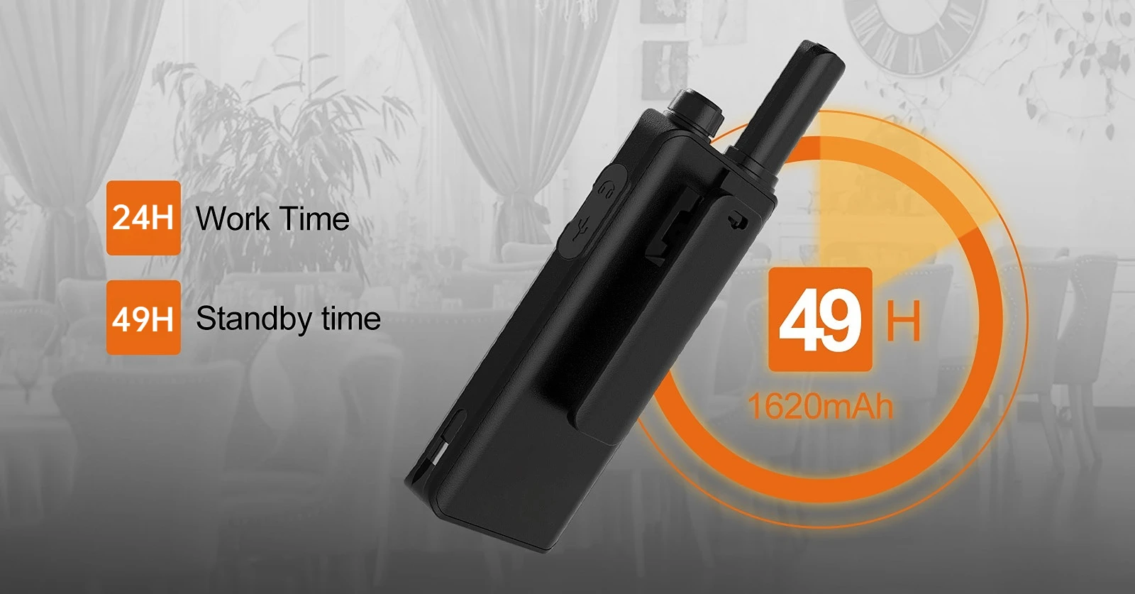 Retevis B63H 24h Working Time