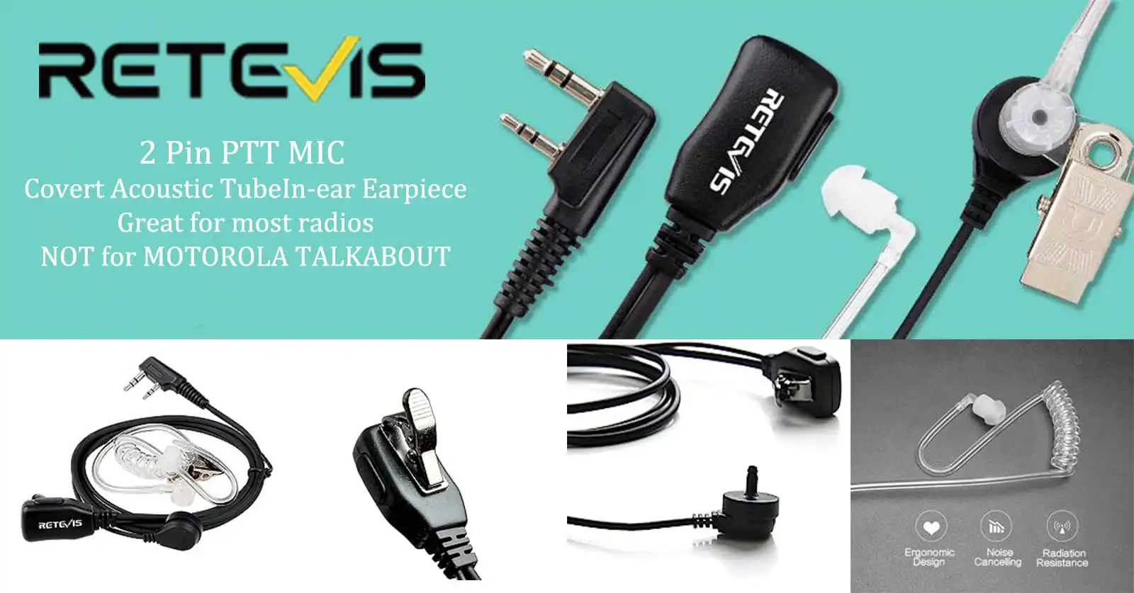 acoustic tube in-ear earpiece for p1