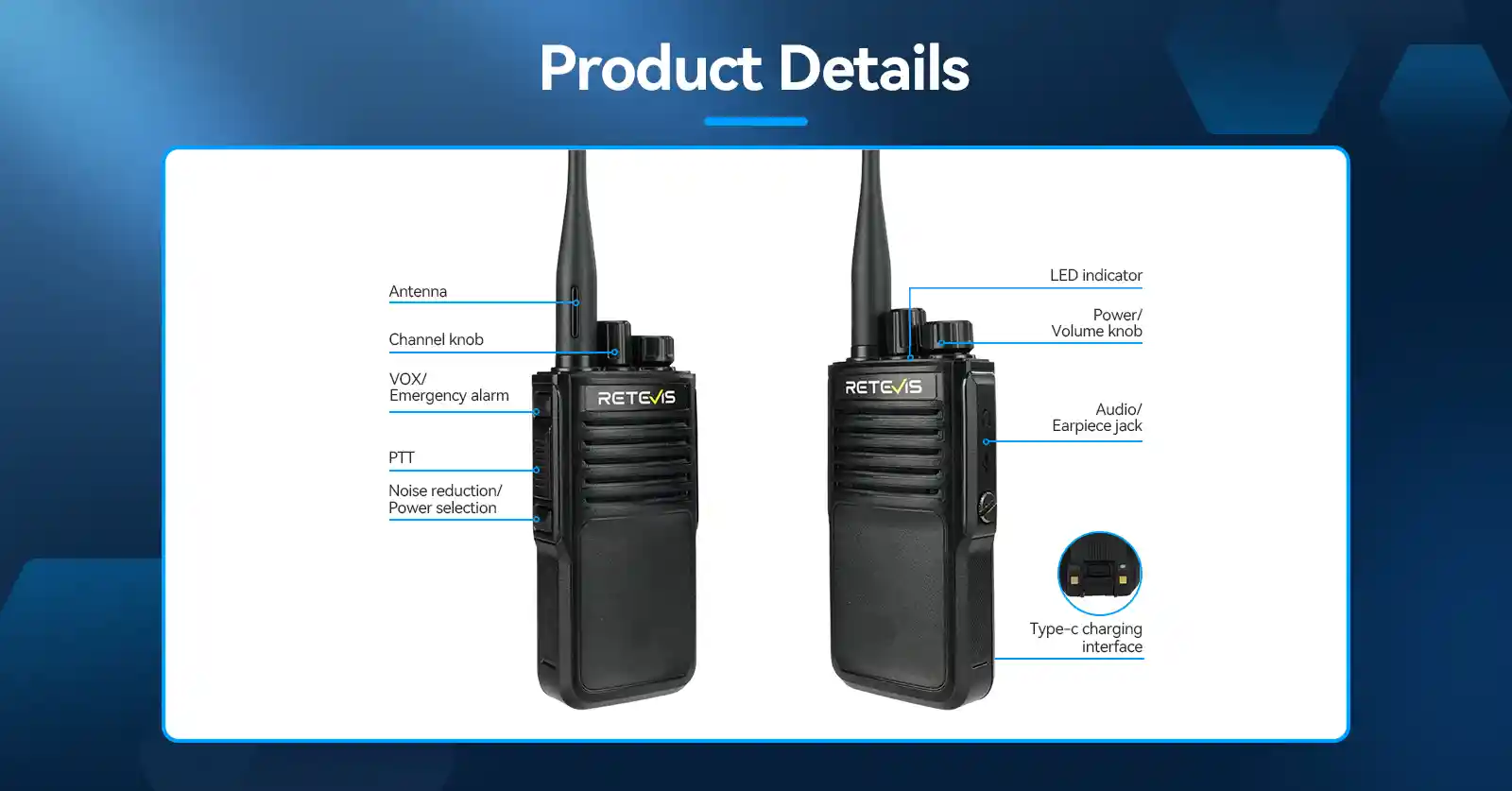 p62 walkie talkie for fishing