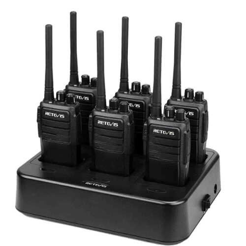 Retevis RT21V MURS Radio 6Pack with 6 Way Charger