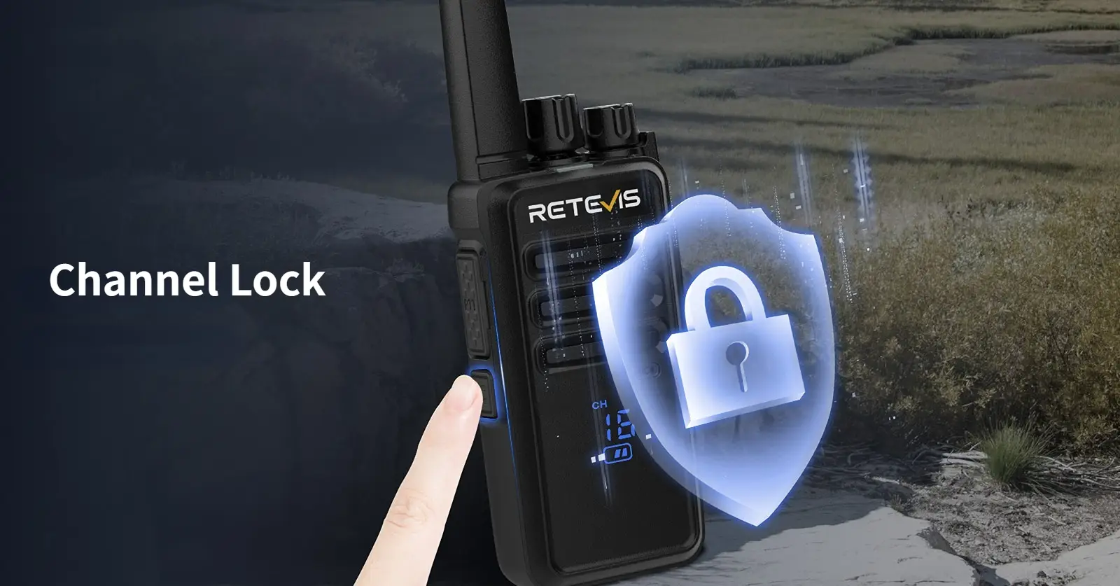 Retevis RT68H Walkie Talkie with Channel Lock