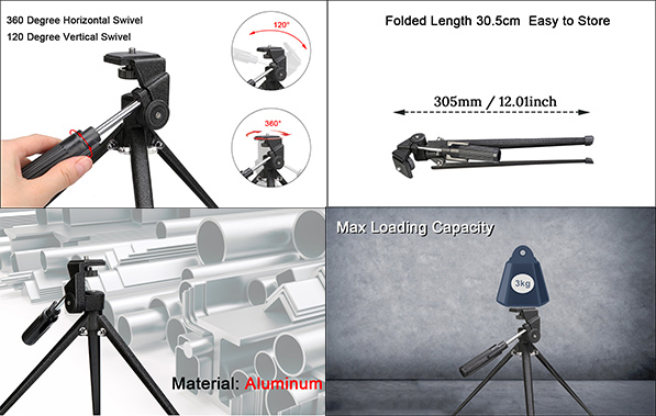 Desktop tripod