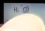 the GPS icon is displayed on the screen