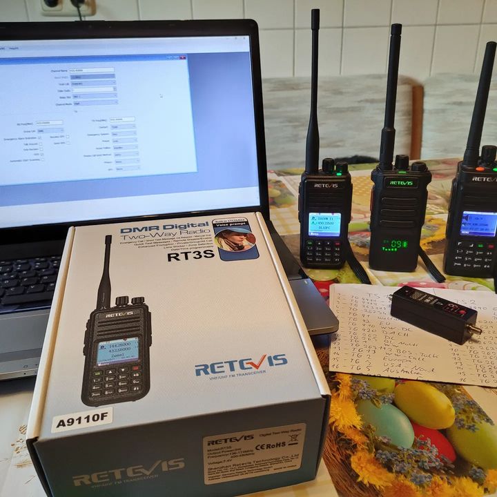 retevis rt3s 5w gps dmr radio