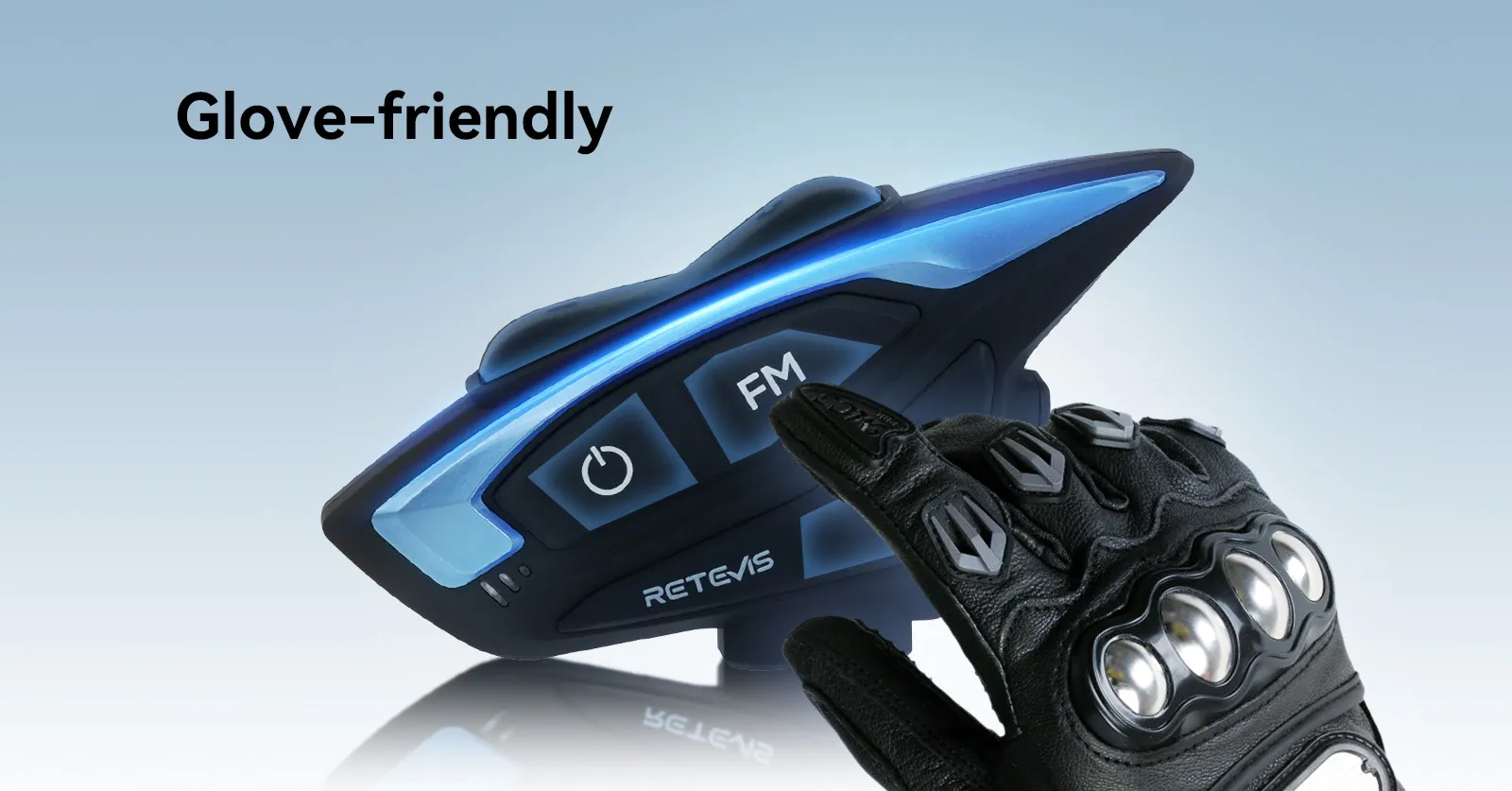 Retevis EZTalk3A Glove Friendly Button