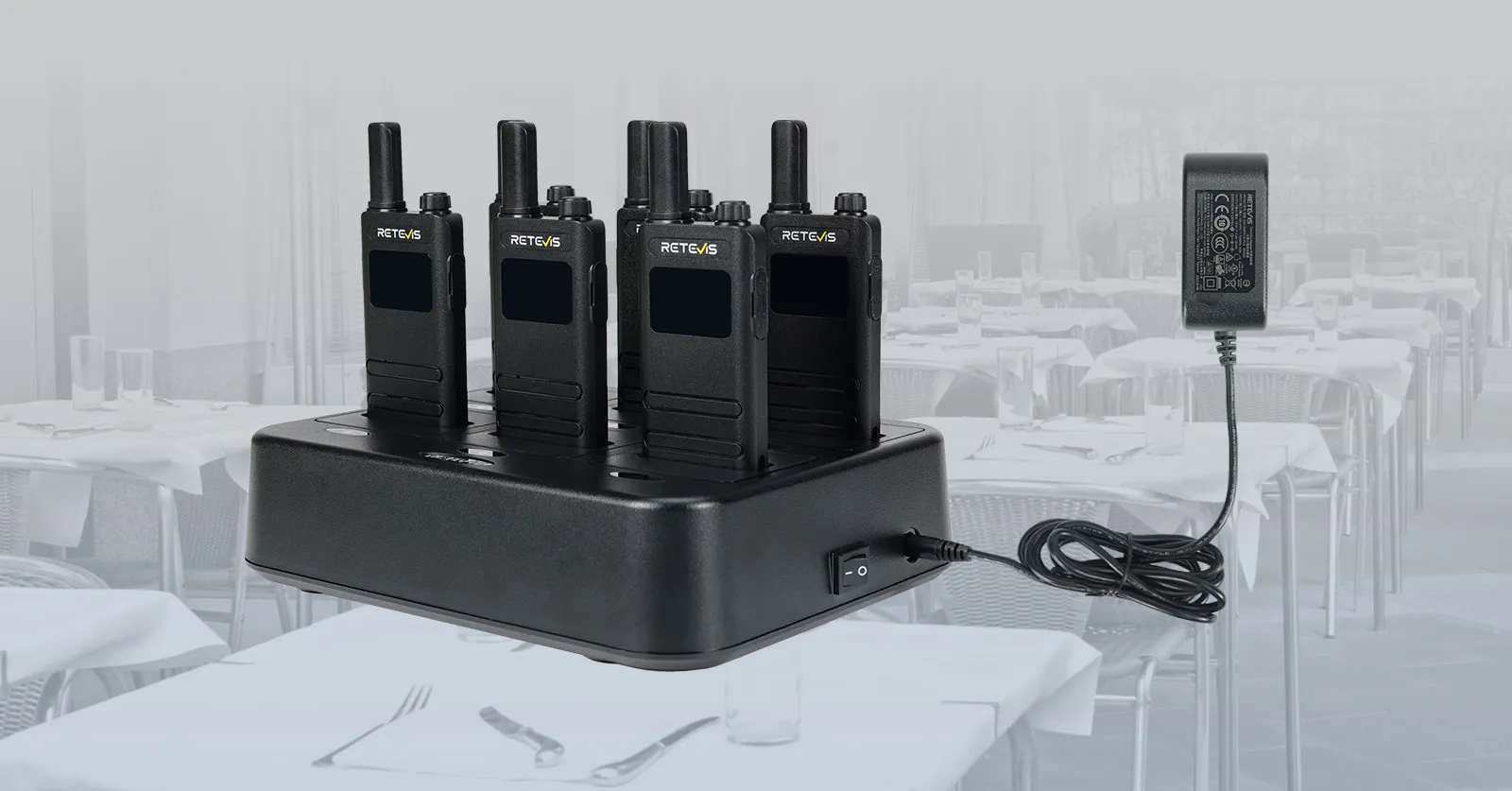 Retevis B3S FRS Walkie Talkie Bundle for Restaurant
