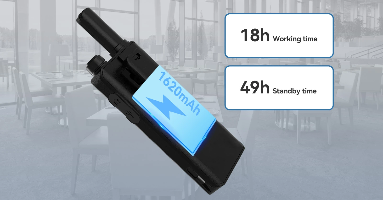 Retevis B3S Two Way Radio with Long Battey Life