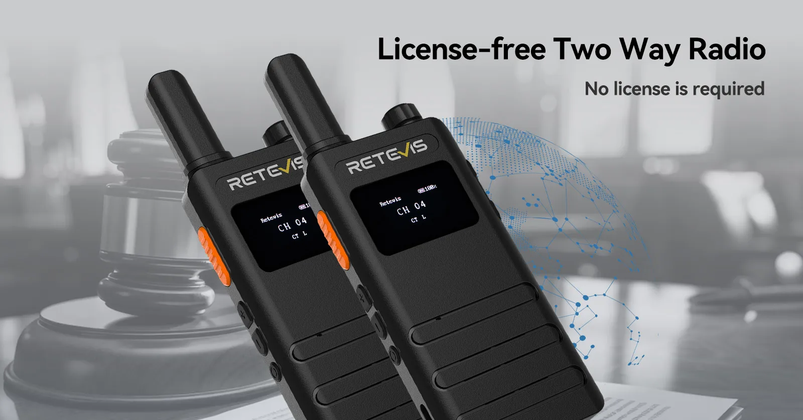 Retevis B63S Portable PMR446 Two Way Radio