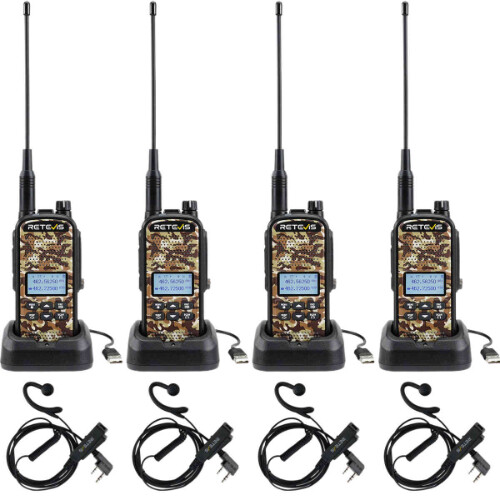 Retevis EZtalk 2 GMRS Waterproof Radio 4Pack