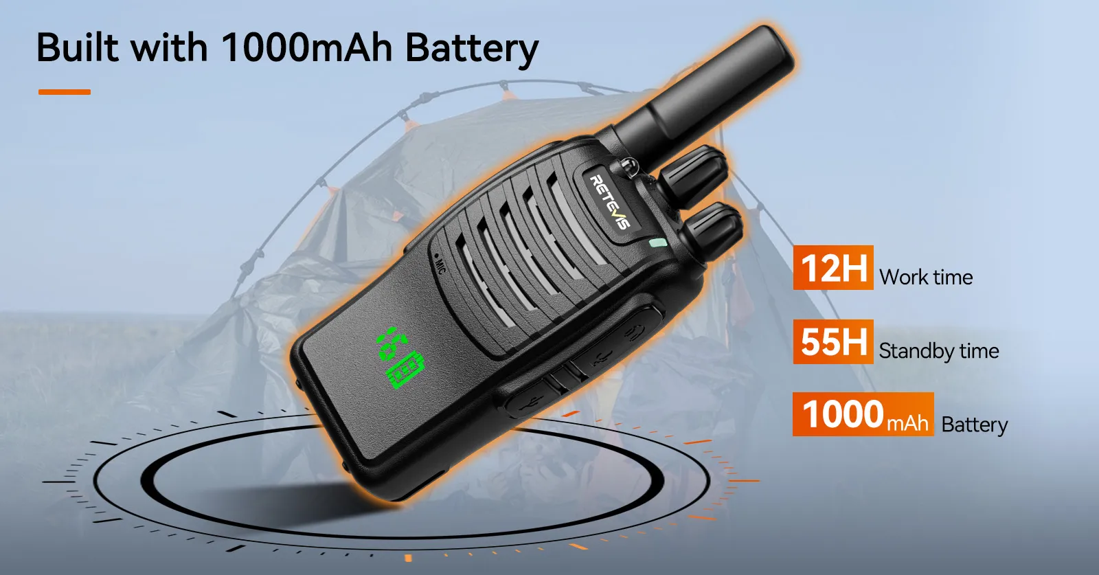 Retevis H777H FRS Rechargeable Walkie Talkie