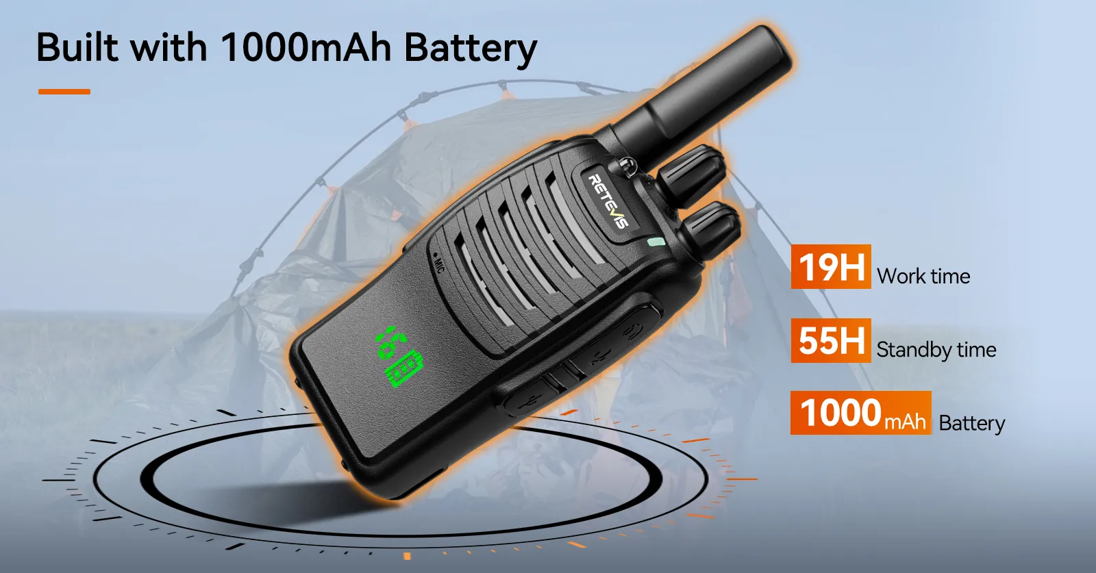 Retevis H777H PMR446 Rechargeable Walkie Talkie