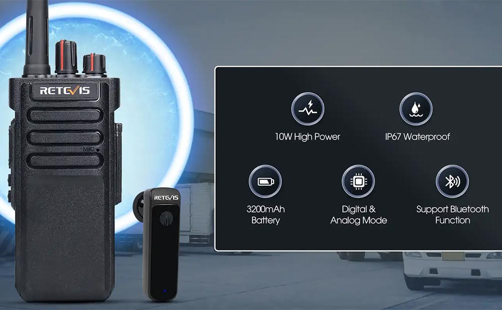 dmr business walkie talkie for hotel use