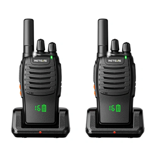Retevis H777H FRS Walkie Talkie with Hidden Display 2PCS