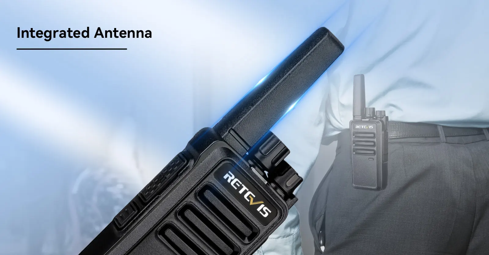 Retevis RT68 with Integrated Antenna