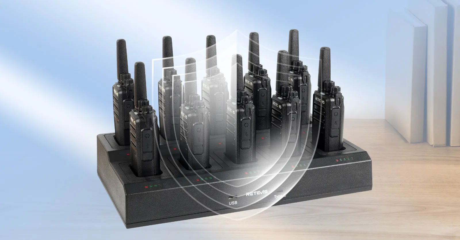 10 Way Charger Multiple Protections