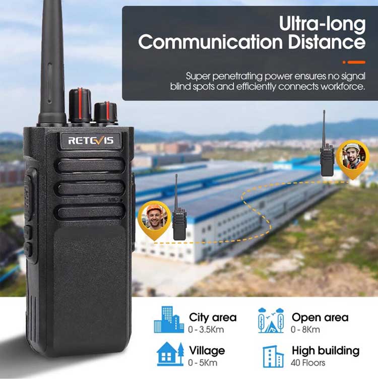 LONG-RANGE WALKIE talkie RT29 for school