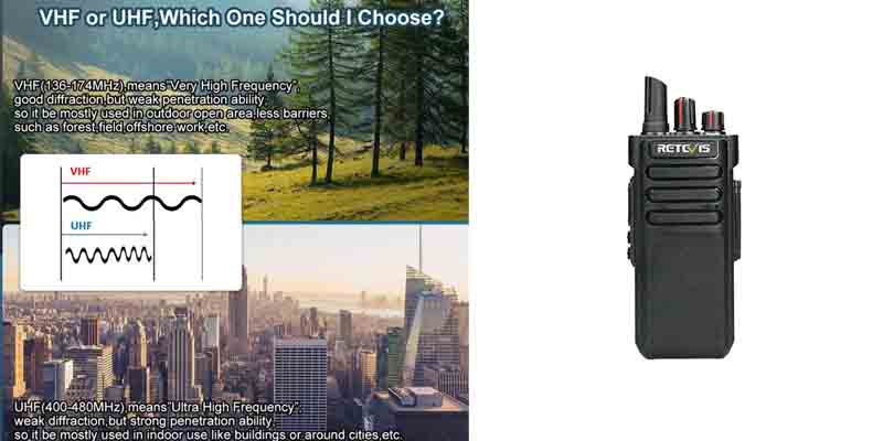 RETEVIS RT29 HOW TO CHOOSE THE UHF AND VHF