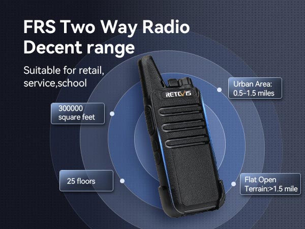 RETEVIS RT22 FAMILY RADIO SERVICE WALKIE TALKIE