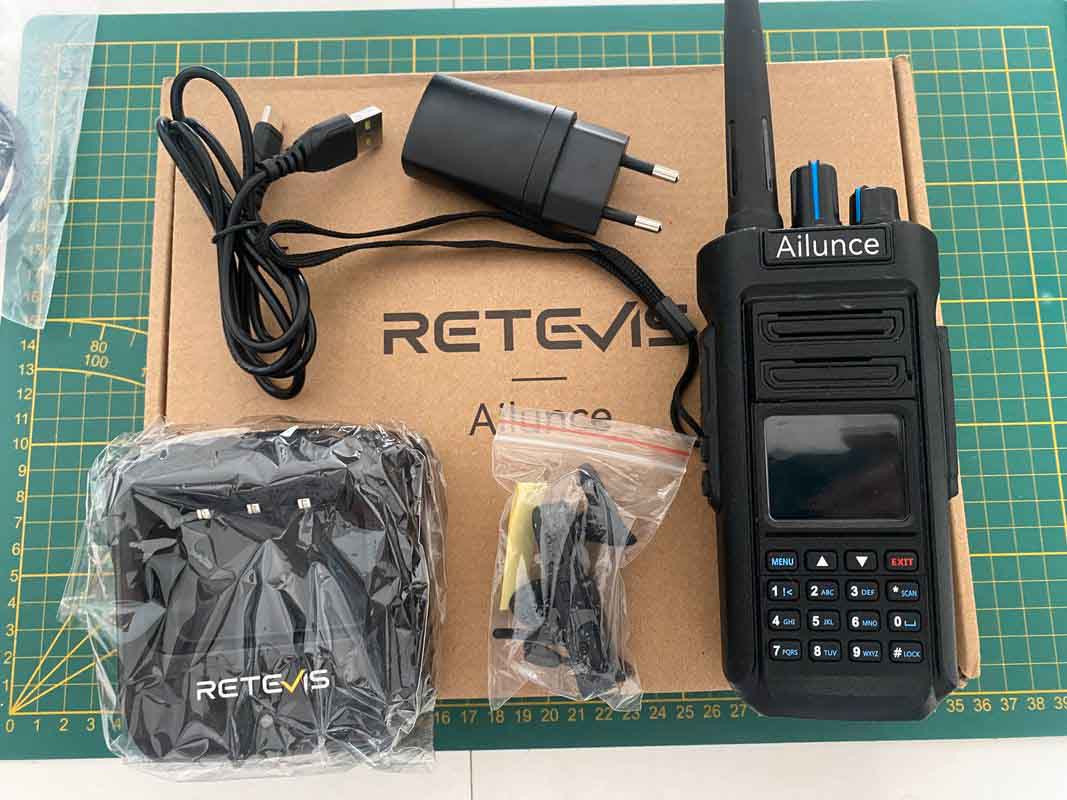 Ailunce HD2 waterproof long-range DMR radio with Bluetooth