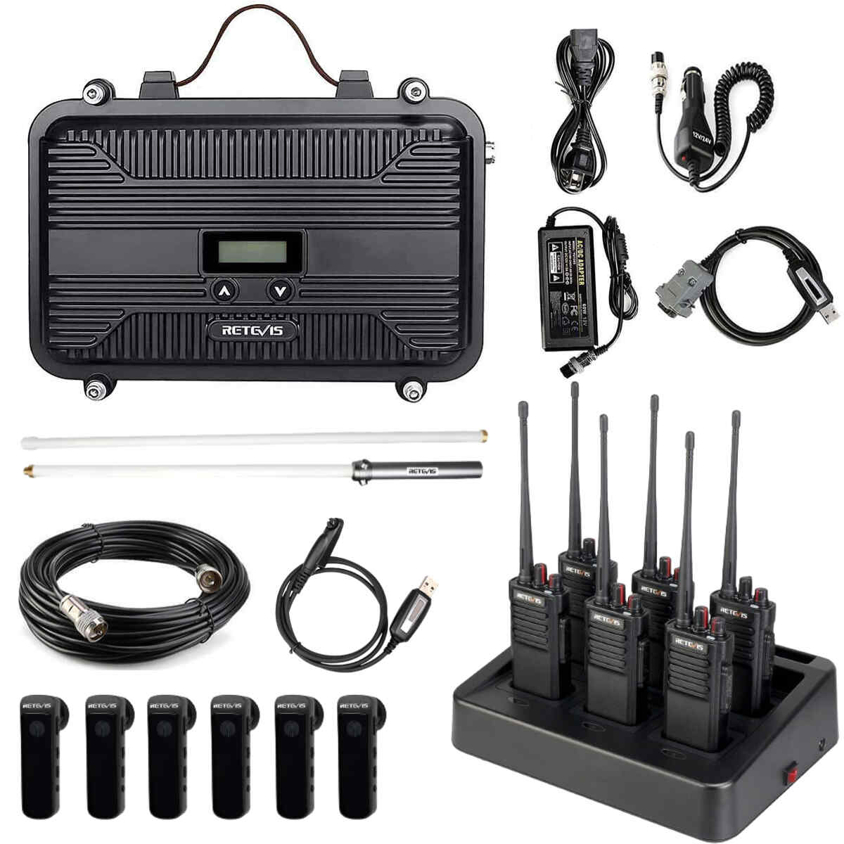retevis rt29d long range dmr two way radio with rt97p