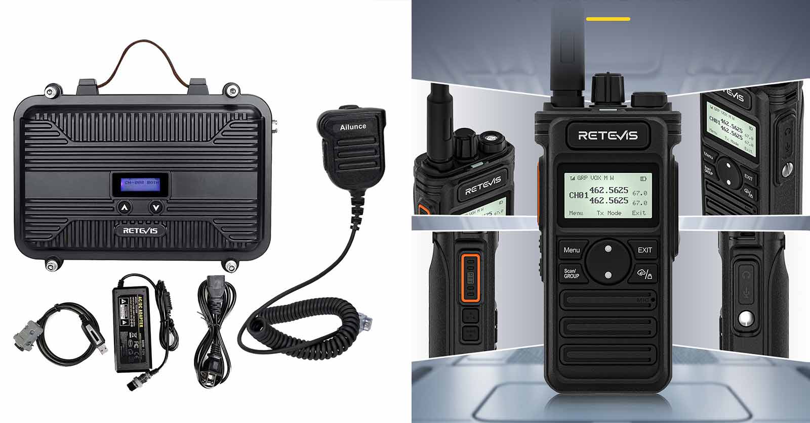 retevis rt97s repeater and rt86s