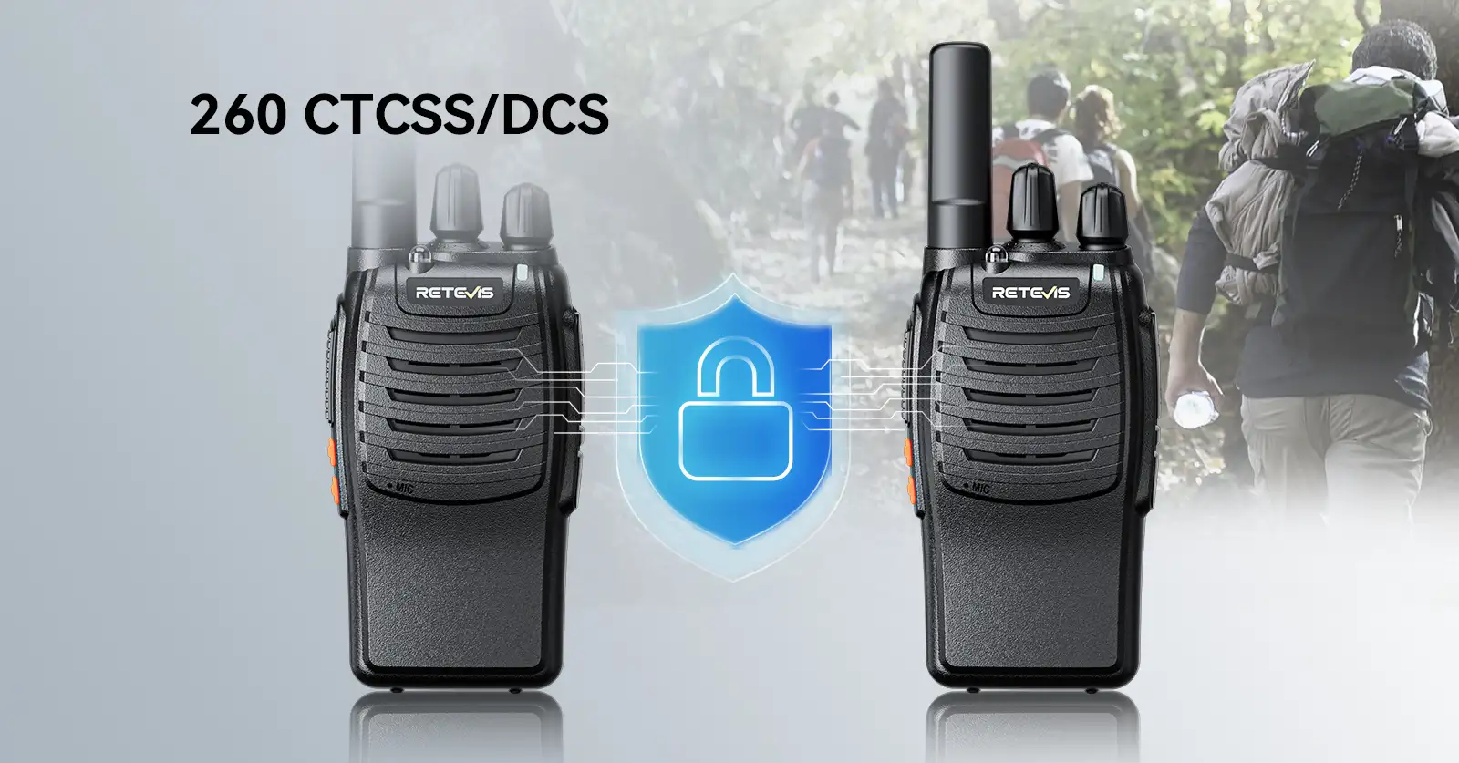 Retevis H777 portable radio Private Communication