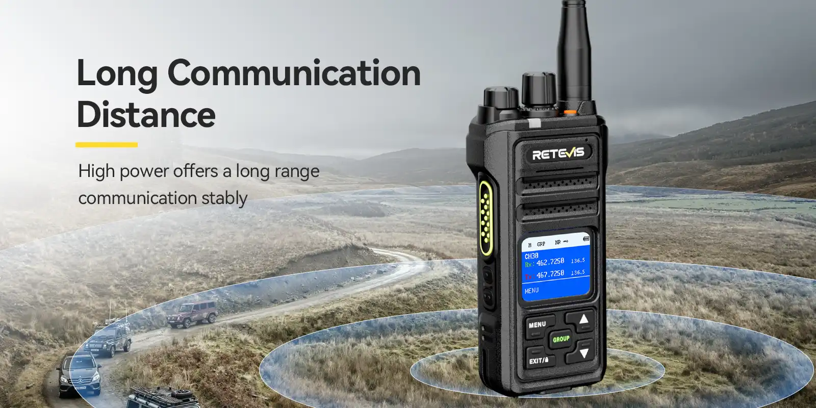 gmrs radio for long distance