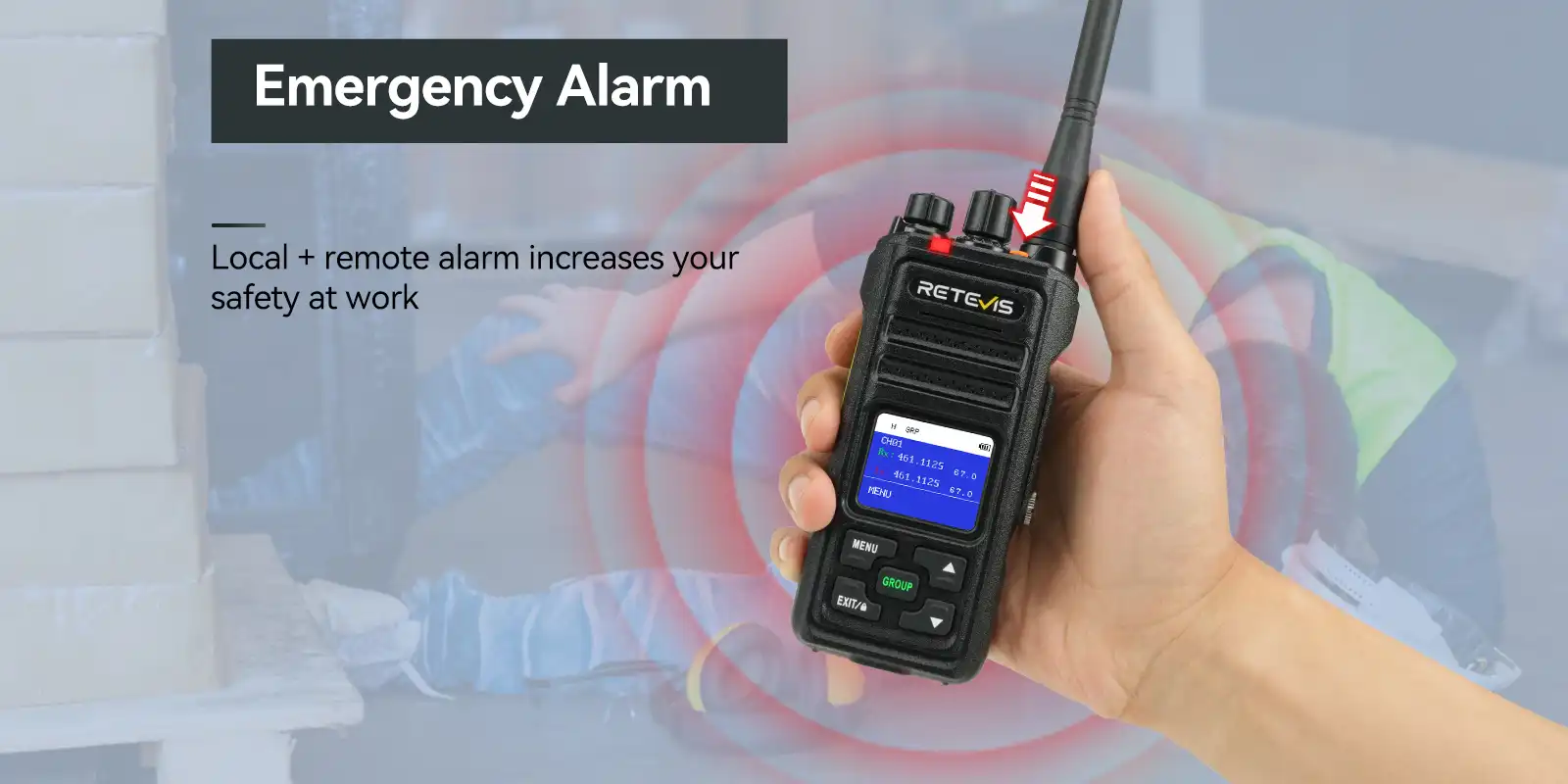 walkie talkie for safety