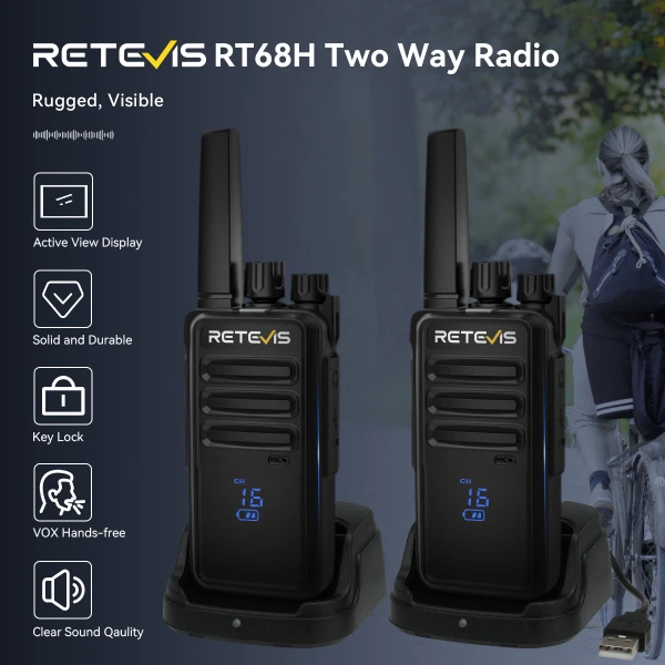 Retevis RT68H Portable FRS Two Way Radios