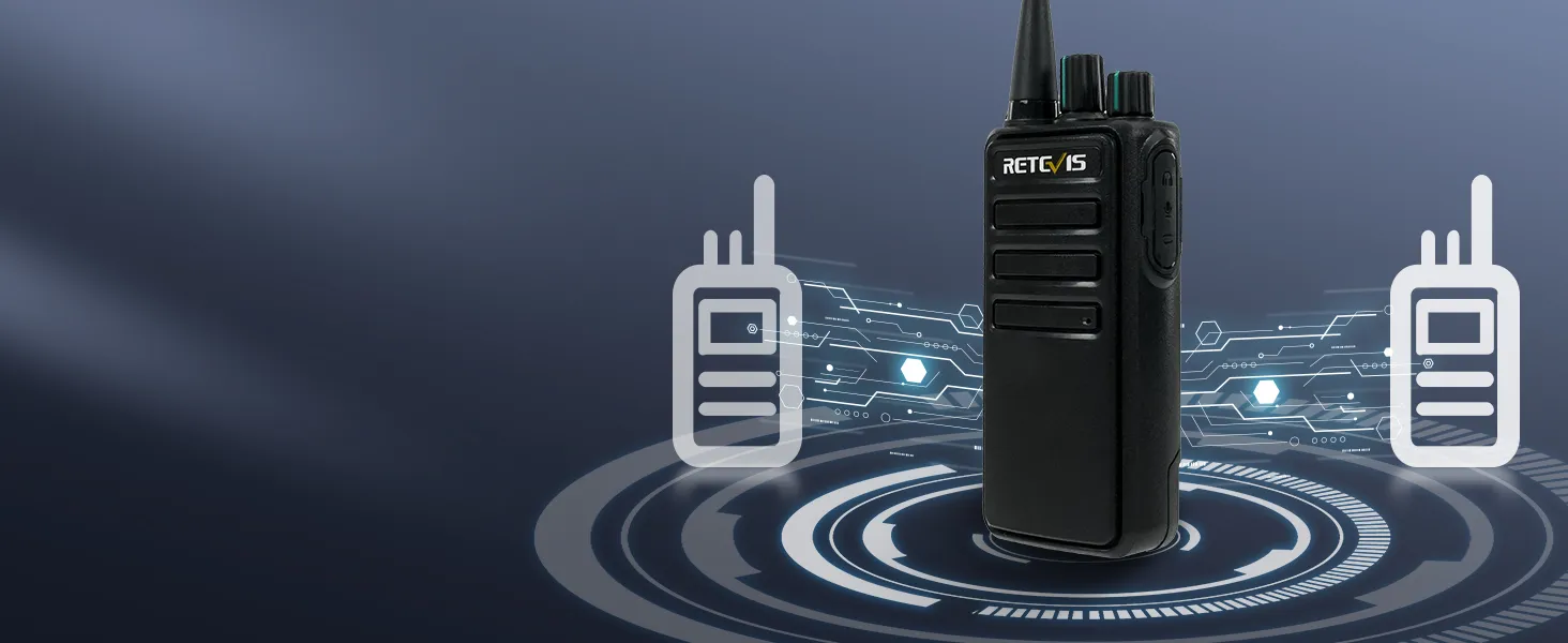 Retevis RB29 Heavy Duty Walkie Talkie Easy Pairing Function