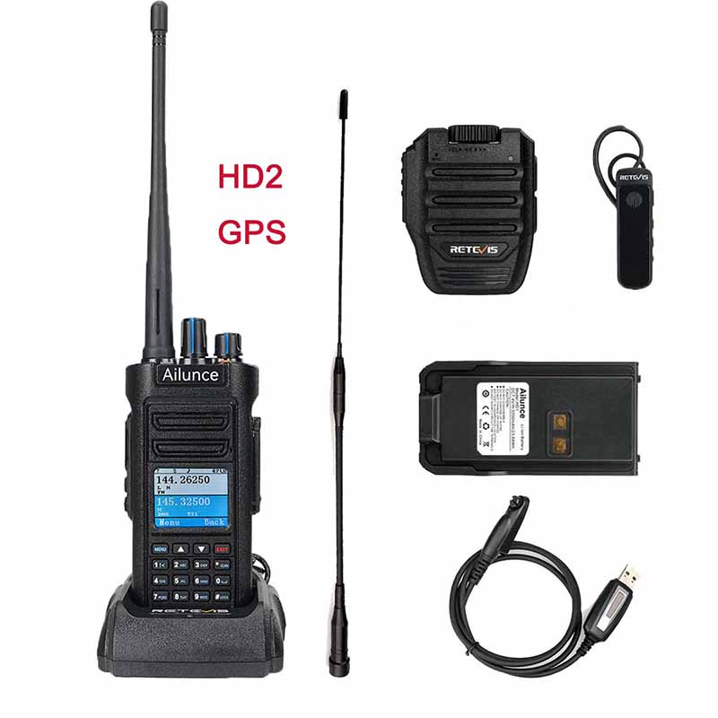 learn DMR radios and more ham radio skills on Ailunce hd2