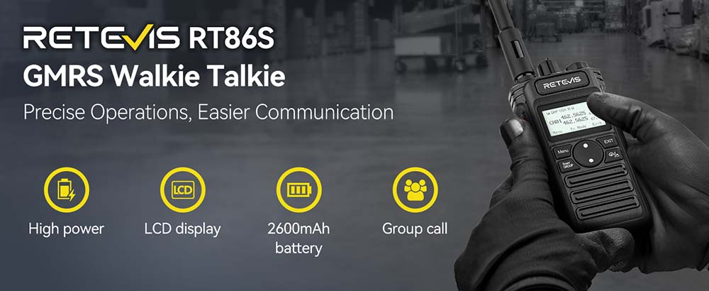 RETEVIS RT86S GMRS HANDHELD RADIOS