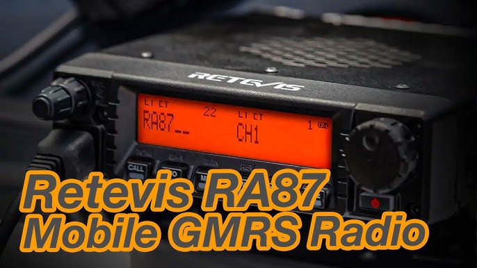 RETEVIS RA87 HIGH POWER GMRS MOBILE RADIO