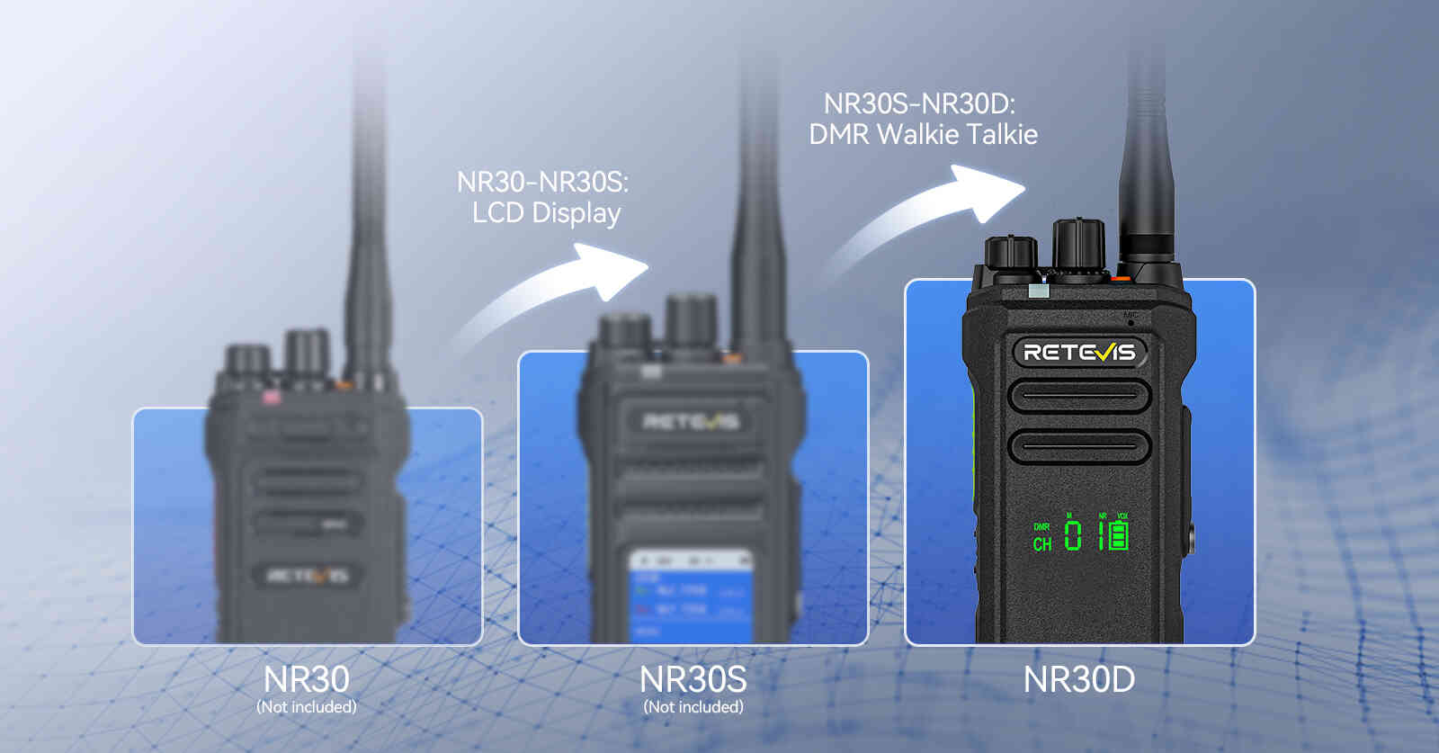 retevis nr30d digital radio